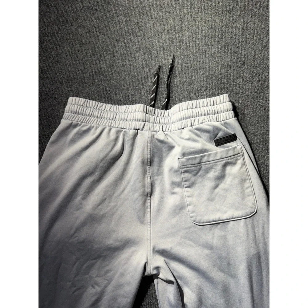 Southpole Micro Fleece Joggers Mens Medium Grey Zipper Pockets Athletic Pants